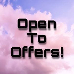 Feel free to make offers!